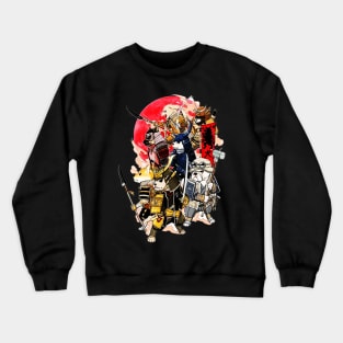 Seven samurai dog Crewneck Sweatshirt